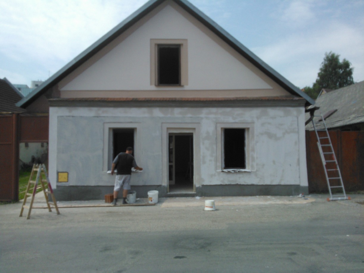 Renovace fasády - Pacov